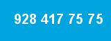 928 417 75 75 928 417 75 75